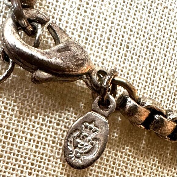 Premier Designs red and silver tone Teardrop Necklace - Picture 9 of 11